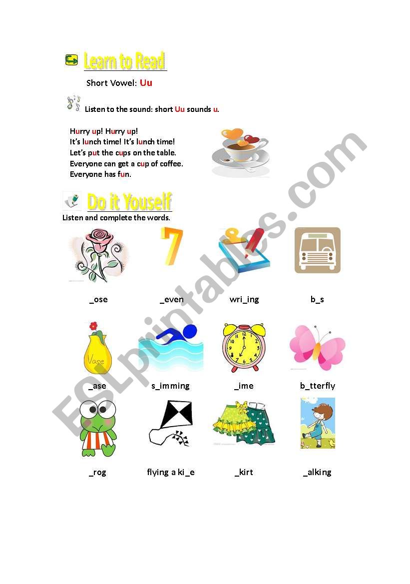 A Series of Phonics Printables Unit 4 (2)