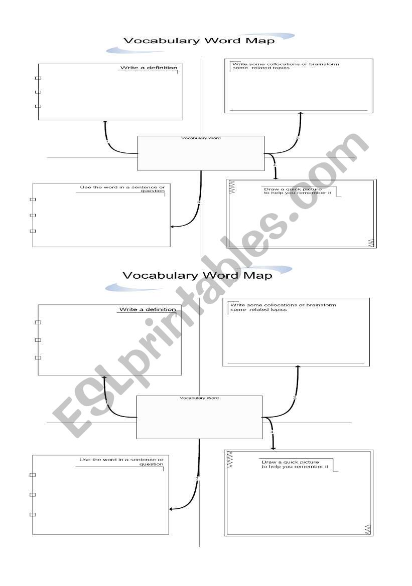 Vocabulary Activities worksheet