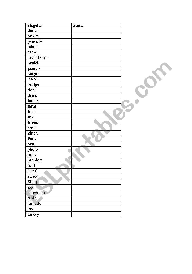 ingles varios worksheet