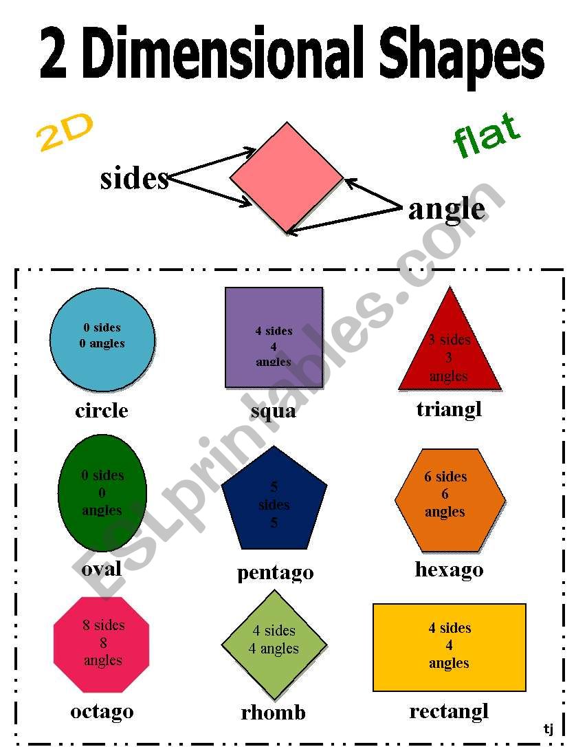 2-dimensional-shapes-esl-worksheet-by-tamberly