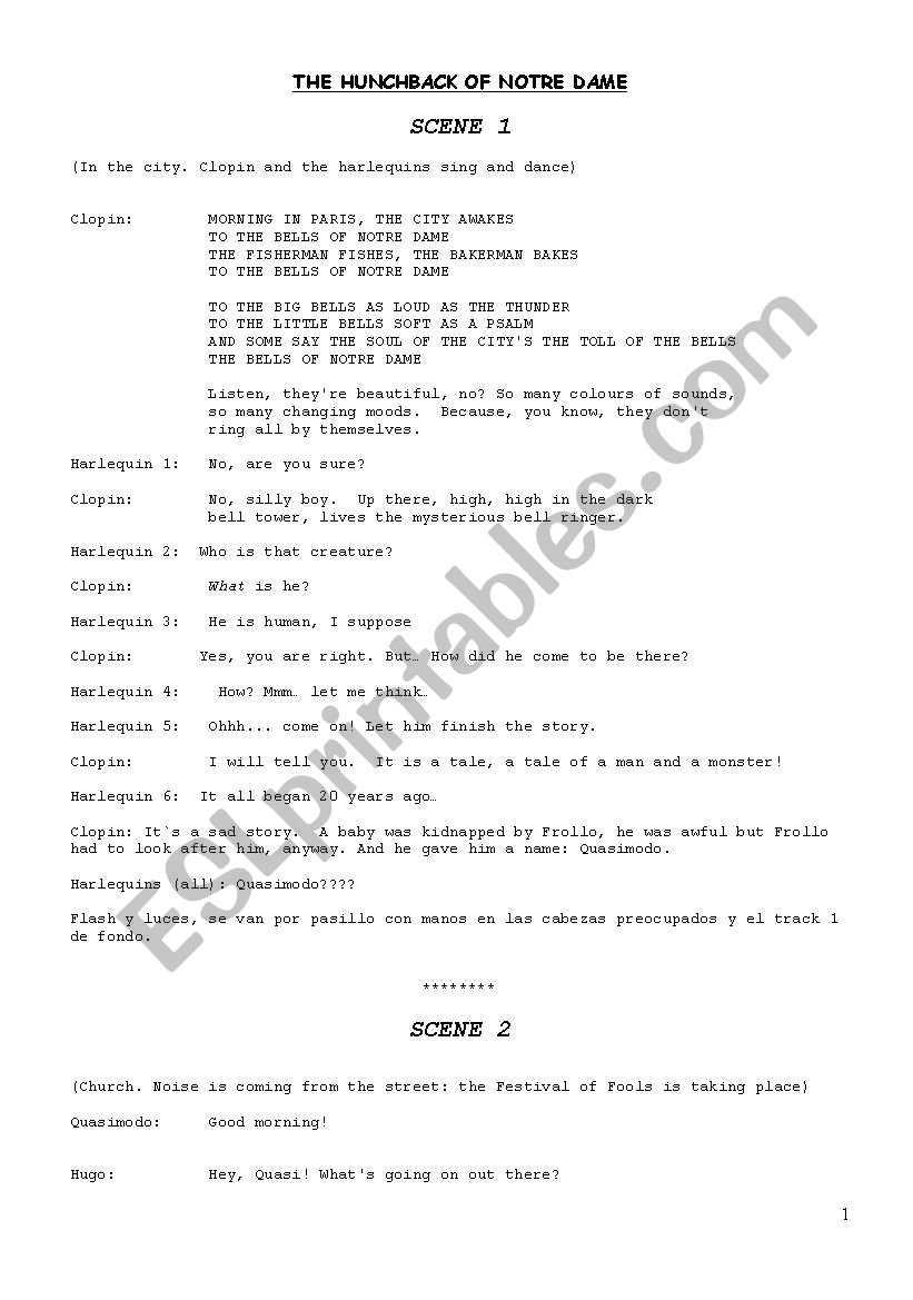 Script Writing Template For Kids