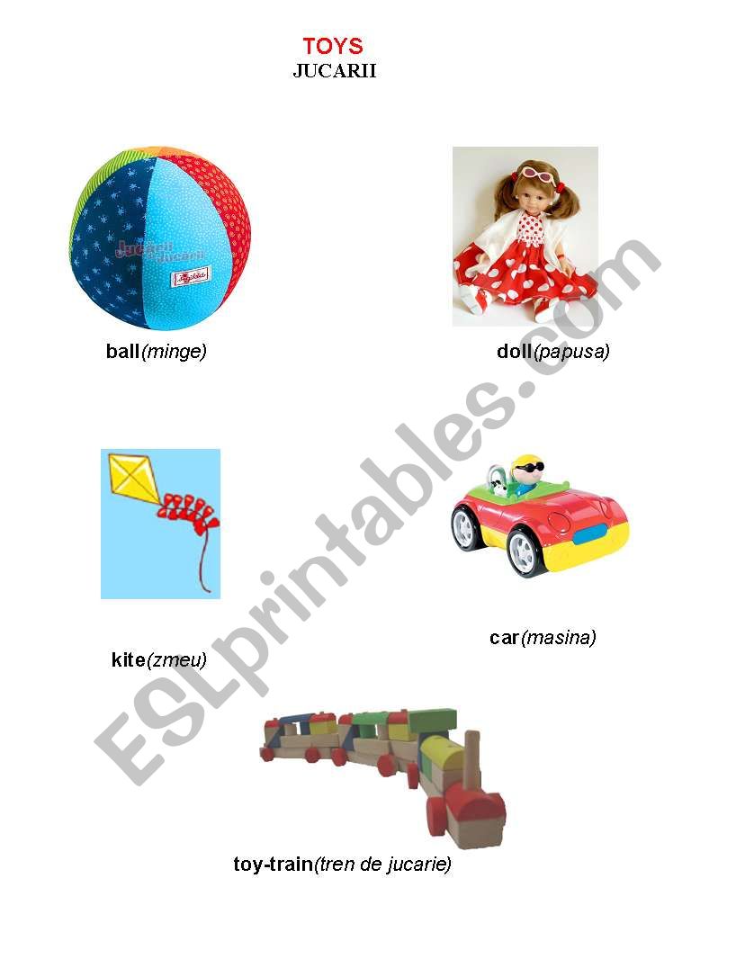 toys worksheet