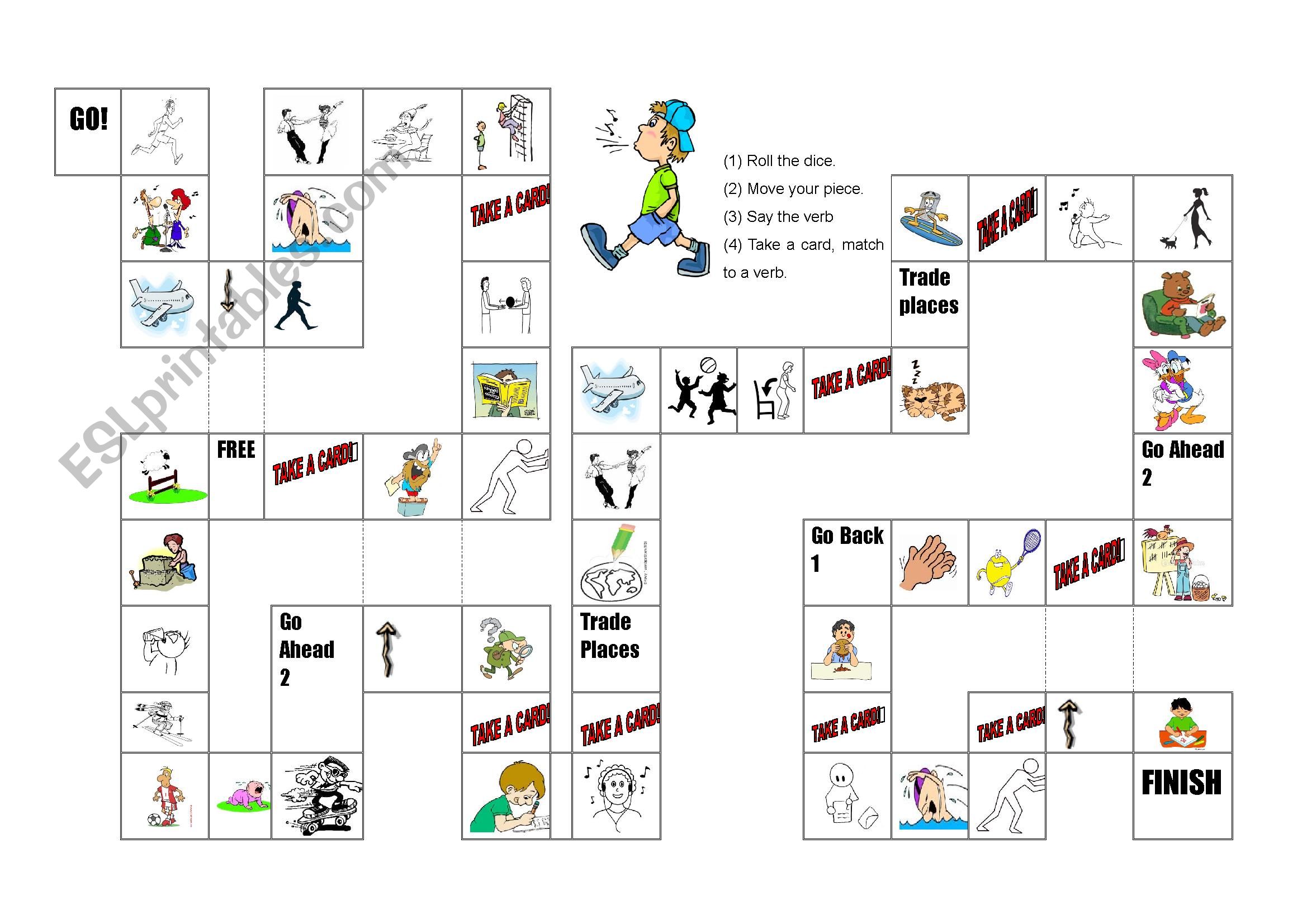 action-verbs-board-game-esl-worksheet-by-audabout