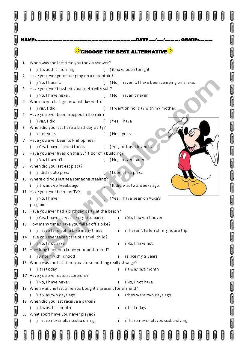 present-perfect-simple-past-multiple-choice-esl-worksheet-by