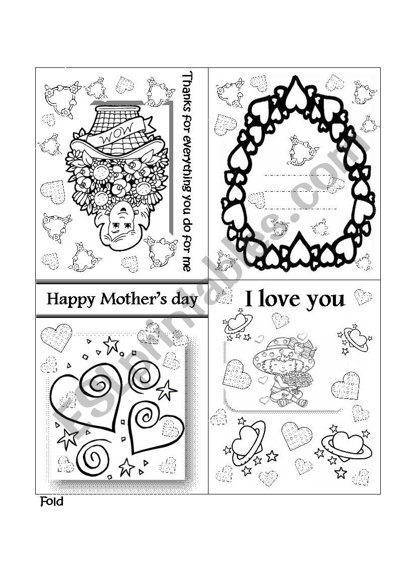 Happy Mother´s Day Esl Worksheet By Mara69