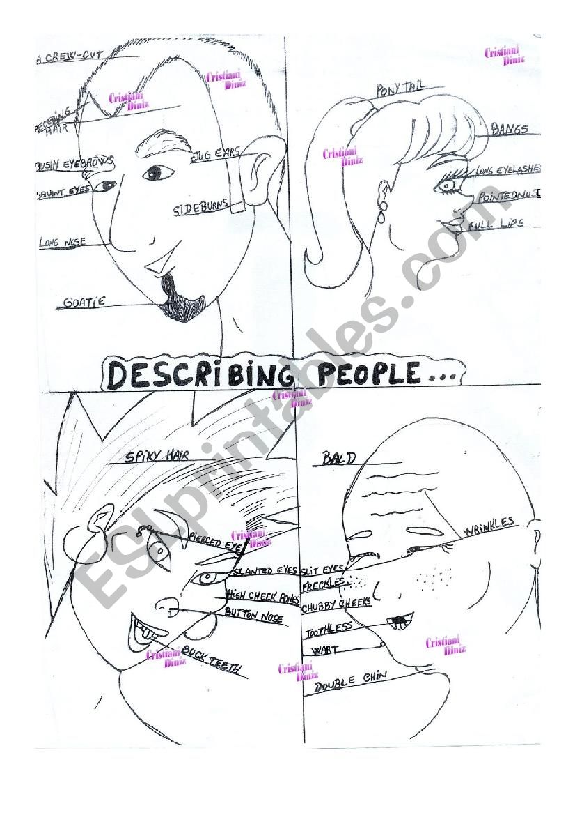 Describing People worksheet