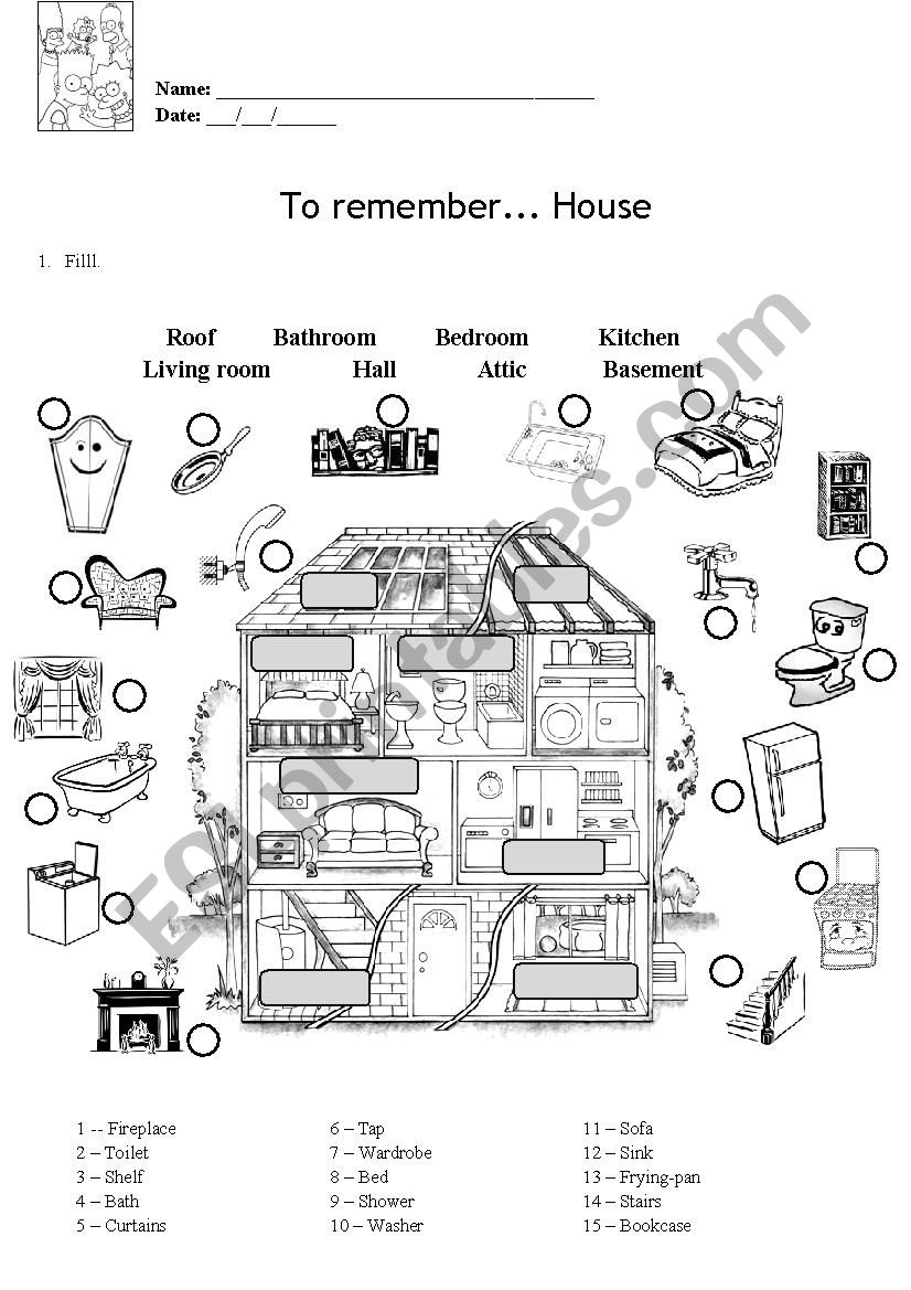 House vocabulary and verb have got - ESL worksheet by ana_aa