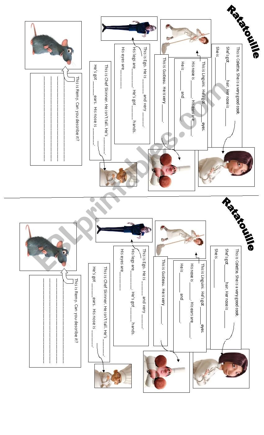 Adjectives worksheet