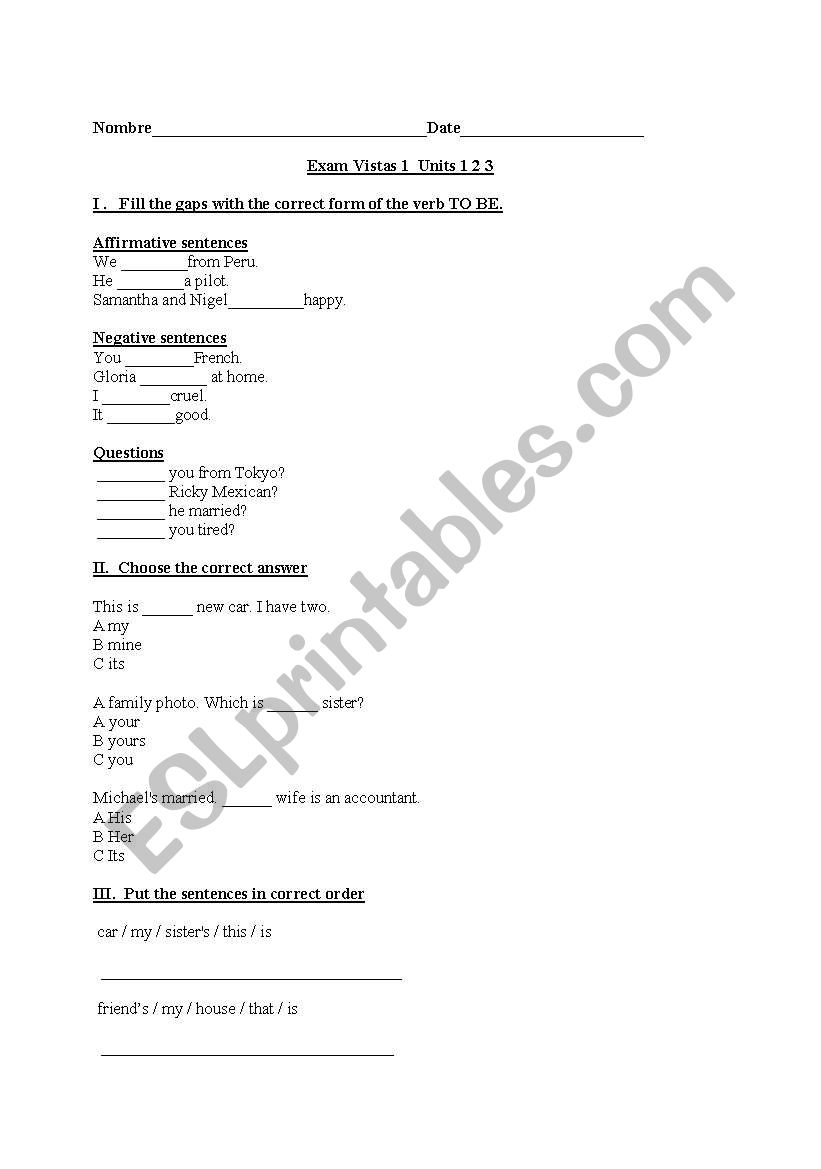 basic level printable worksheet