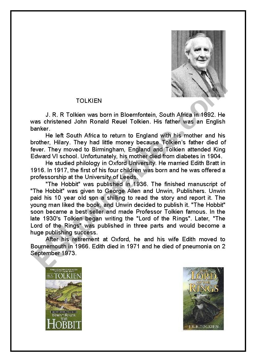 tolkien the authorized biography