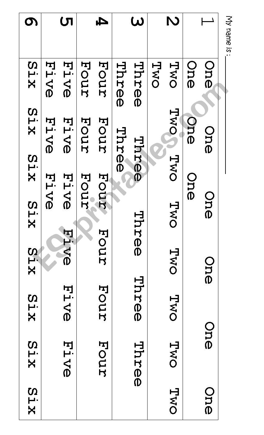 numbers trace worksheet