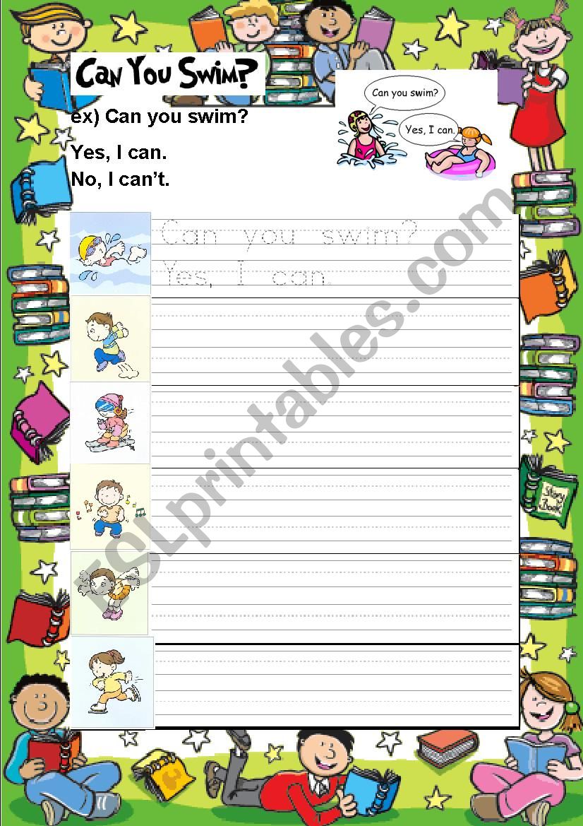 can you? worksheet