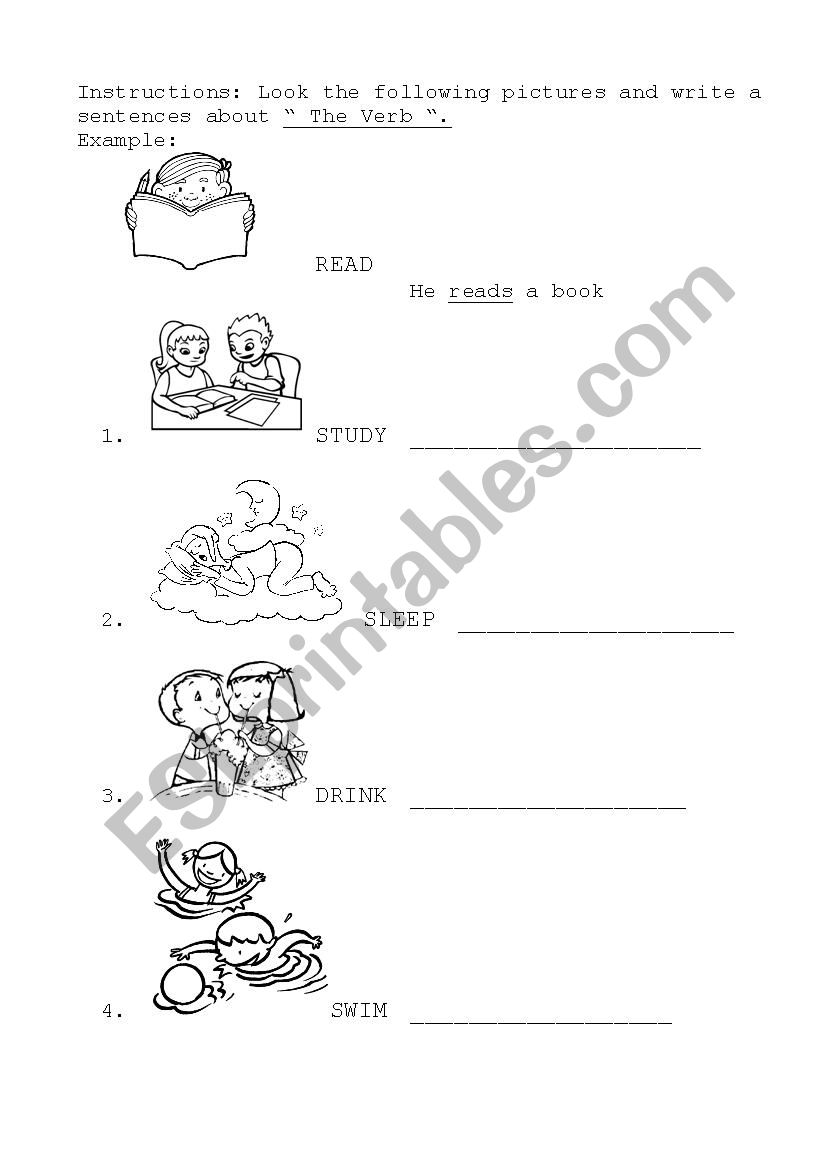 The Verbs ESL Worksheet By Hernandez