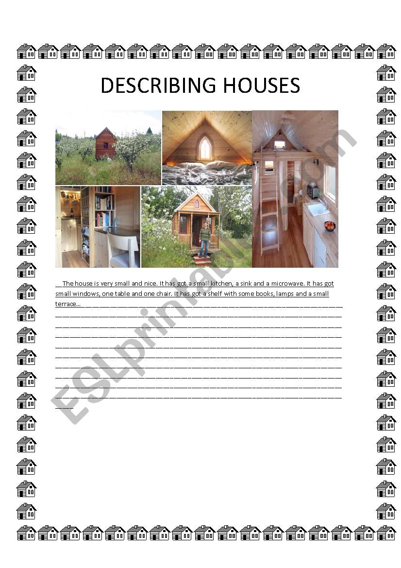 creative writing describing a house