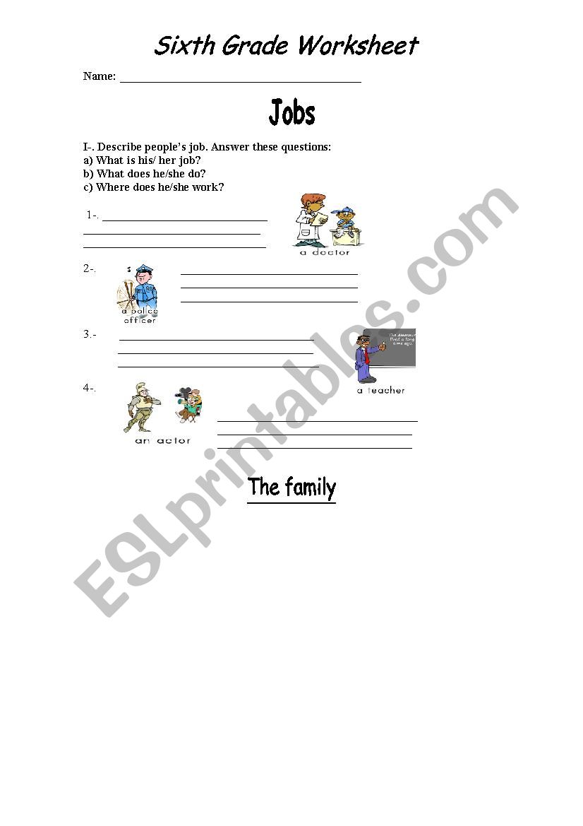 Introducing people worksheet