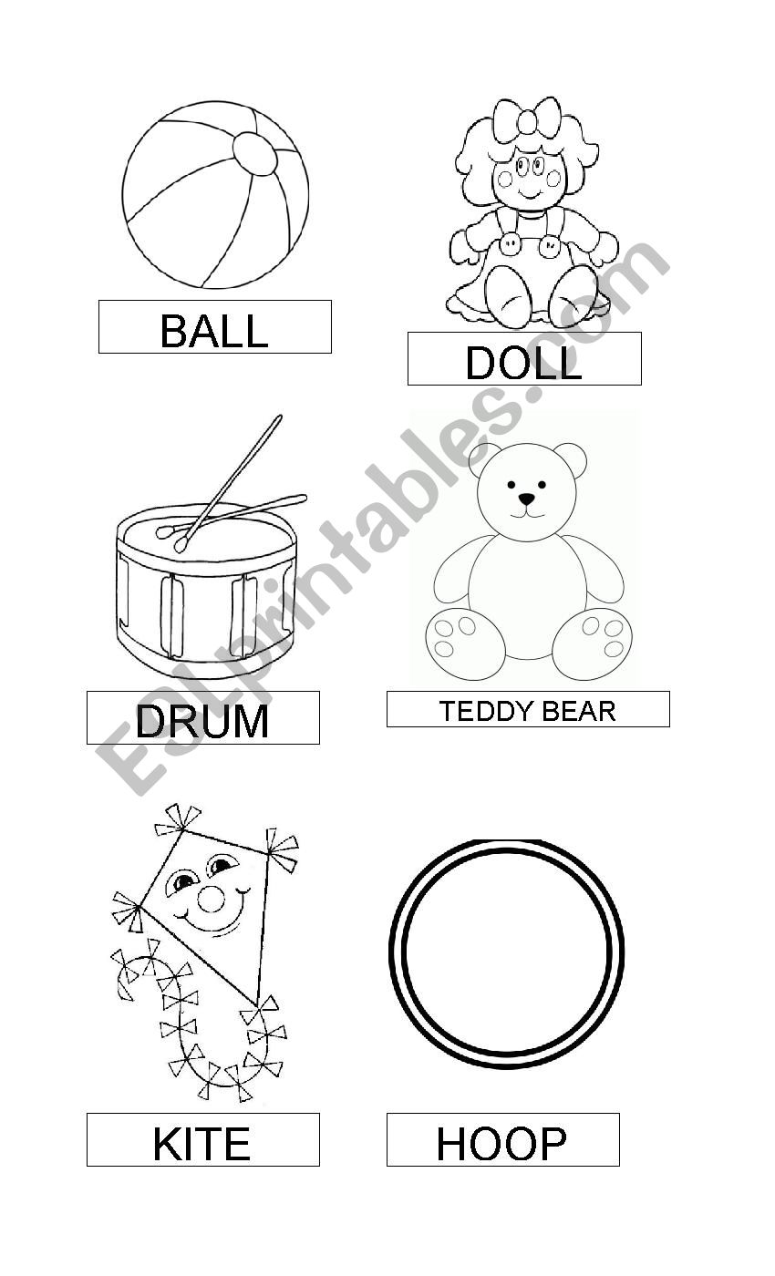 the toys worksheet