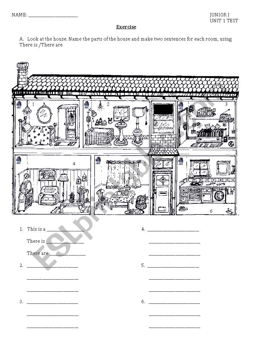 Describing the doll´s house - ESL worksheet by autistadelamor