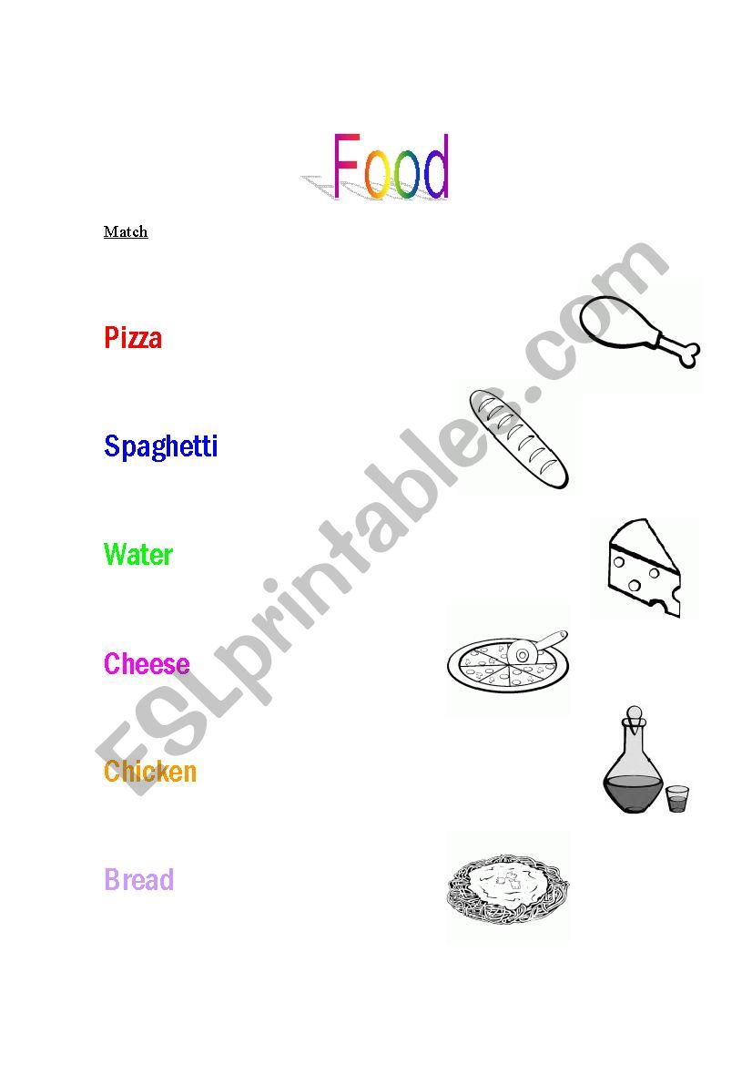 Food worksheet