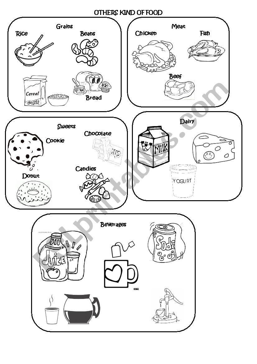 FOOD PART 2 worksheet