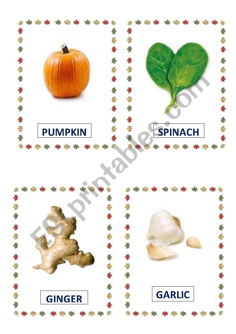 VEGETABLES PART-8 worksheet