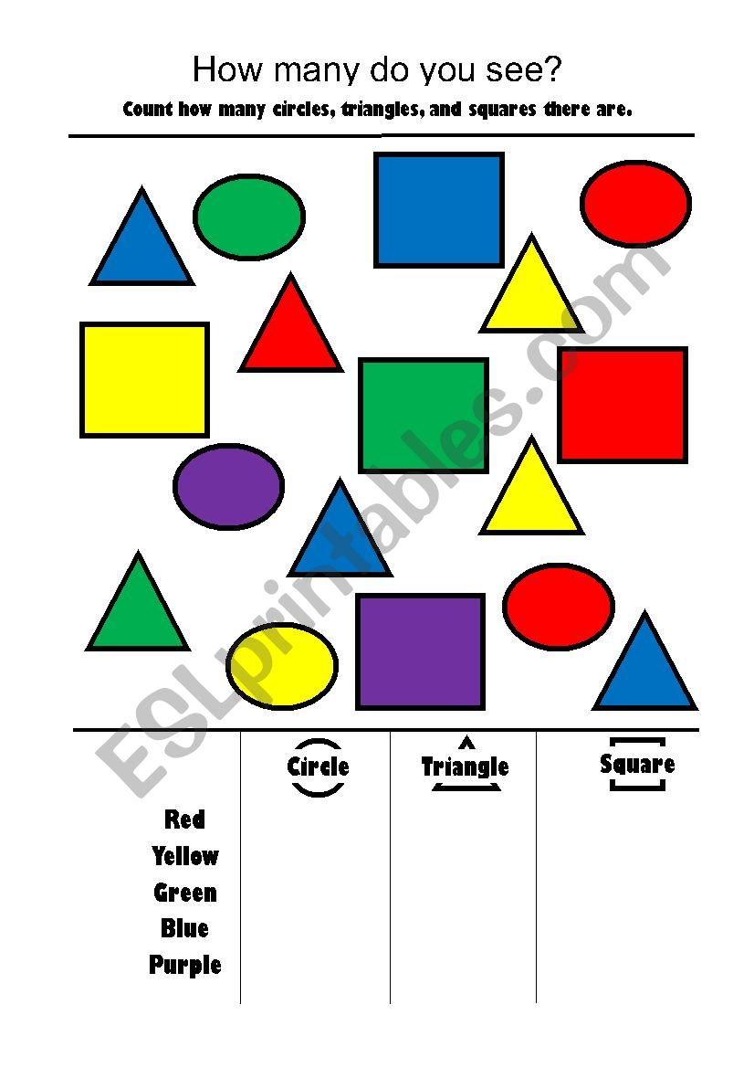 Let´s count 1,2,3, how many do you see? - ESL worksheet by bjung