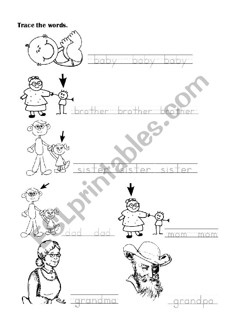 family worksheet