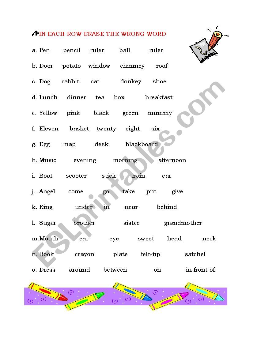 in-each-row-erase-the-wrong-word-esl-worksheet-by-pinel