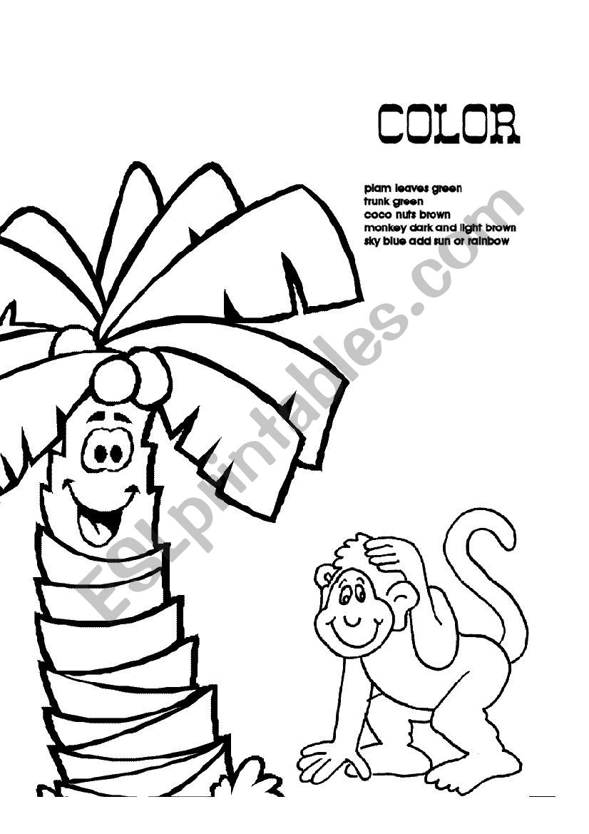 Monkey Time worksheet