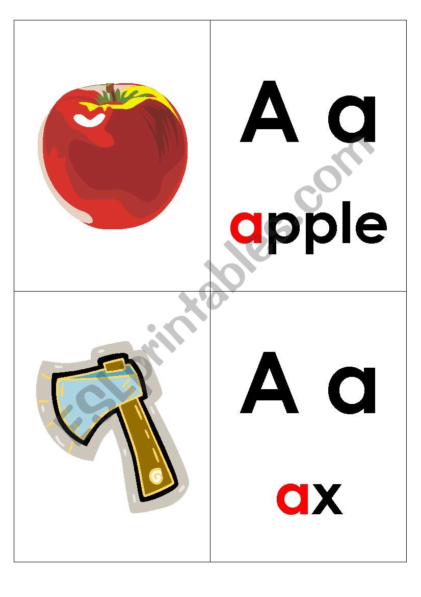 alphabetletter A   worksheet