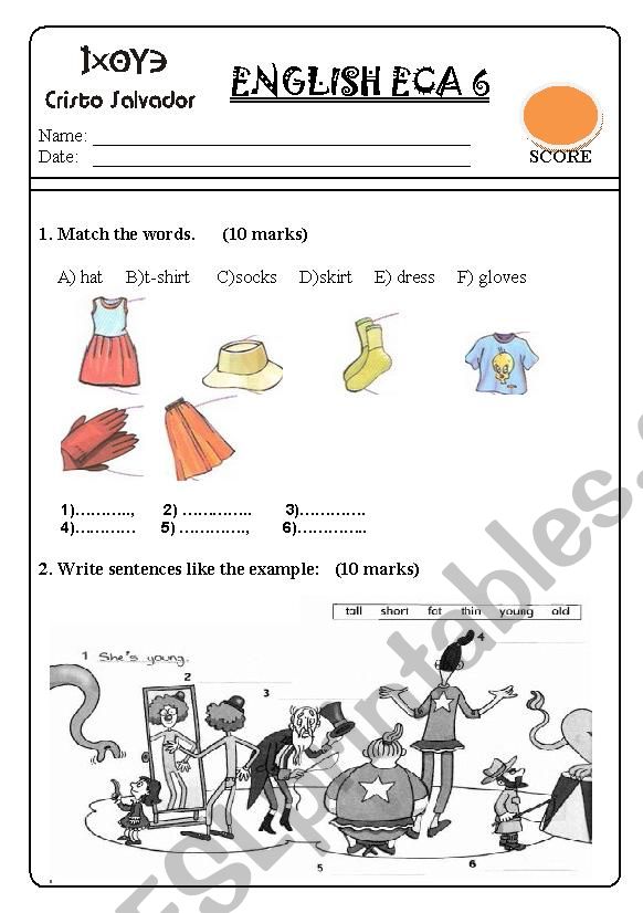 Test worksheet