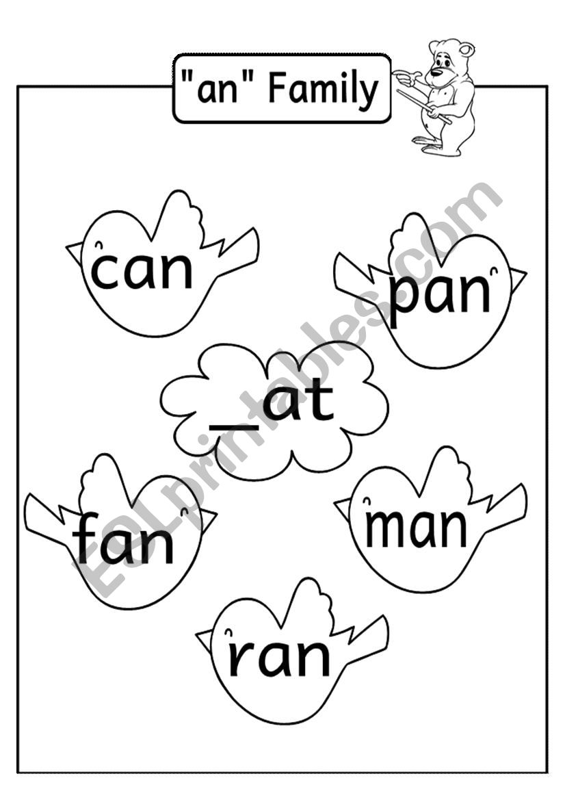 an family worksheet