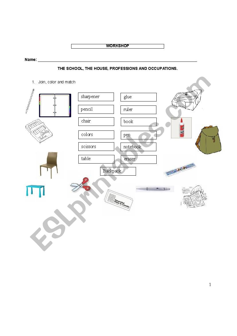 Basic Vocabulary worksheet