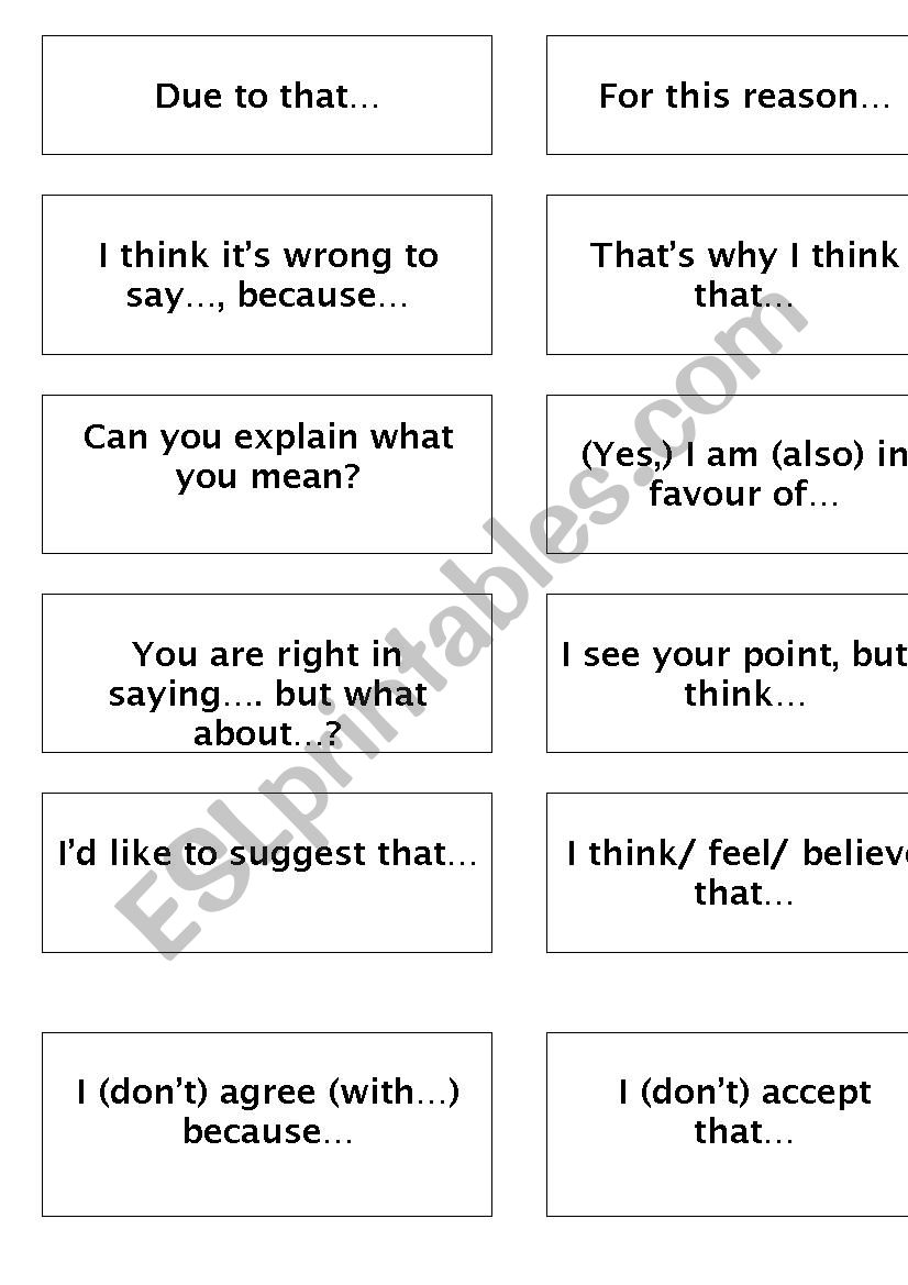 Discussion Ticktes worksheet