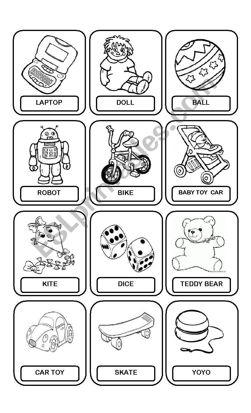 Toys ESL Worksheet By JECMPJ