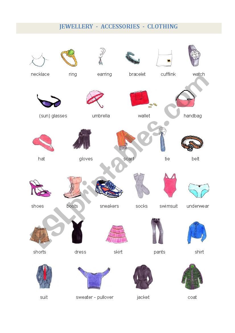 clothe! - ESL worksheet by ludmilaoviedo