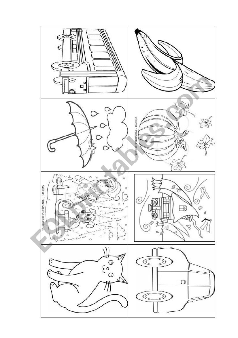 Bingo Card 2 worksheet