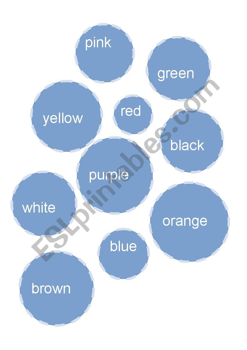 Clothes and colours worksheet