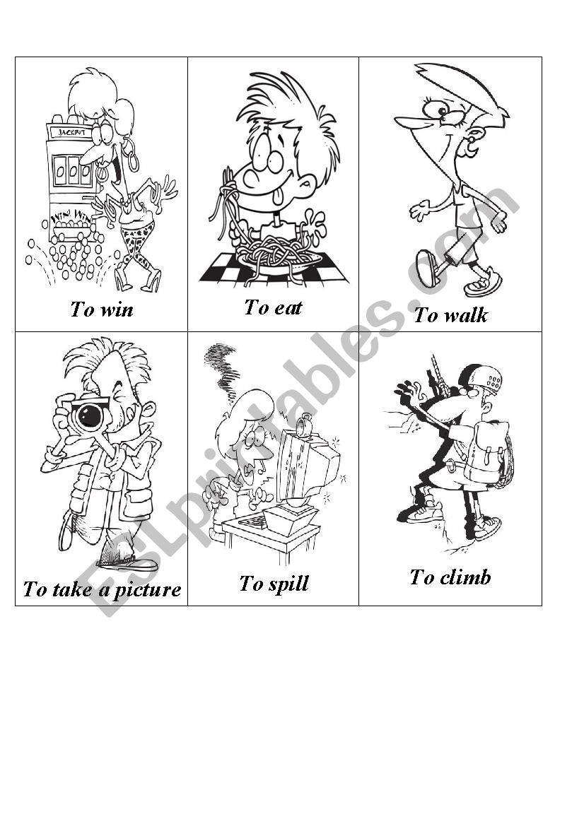 Verbs. Part 2 worksheet