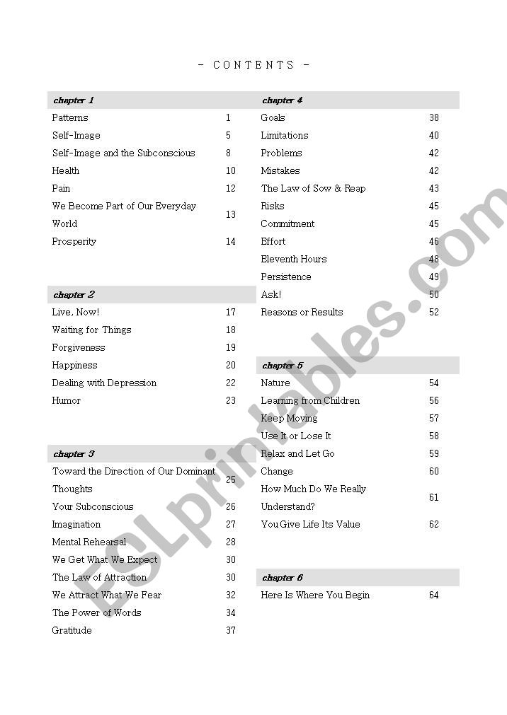 being happy worksheet