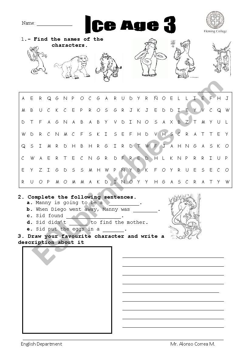movie-ice-age-esl-worksheet-by-alonso888