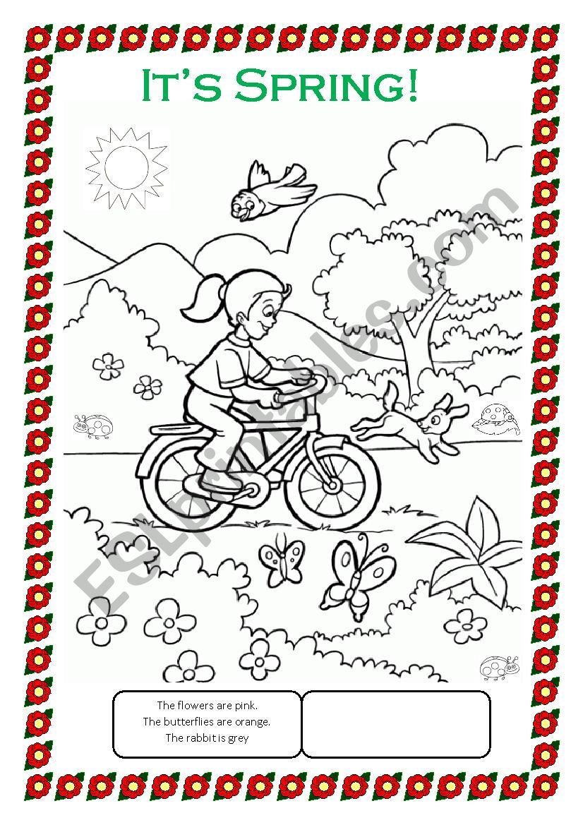 It´s spring! - ESL worksheet by marykate