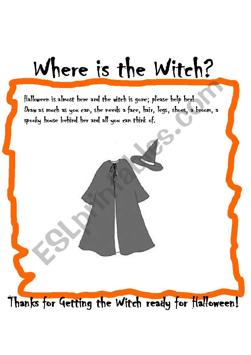 Where is the Witch? - Halloween