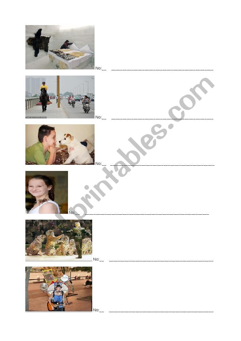 read by using picture  worksheet