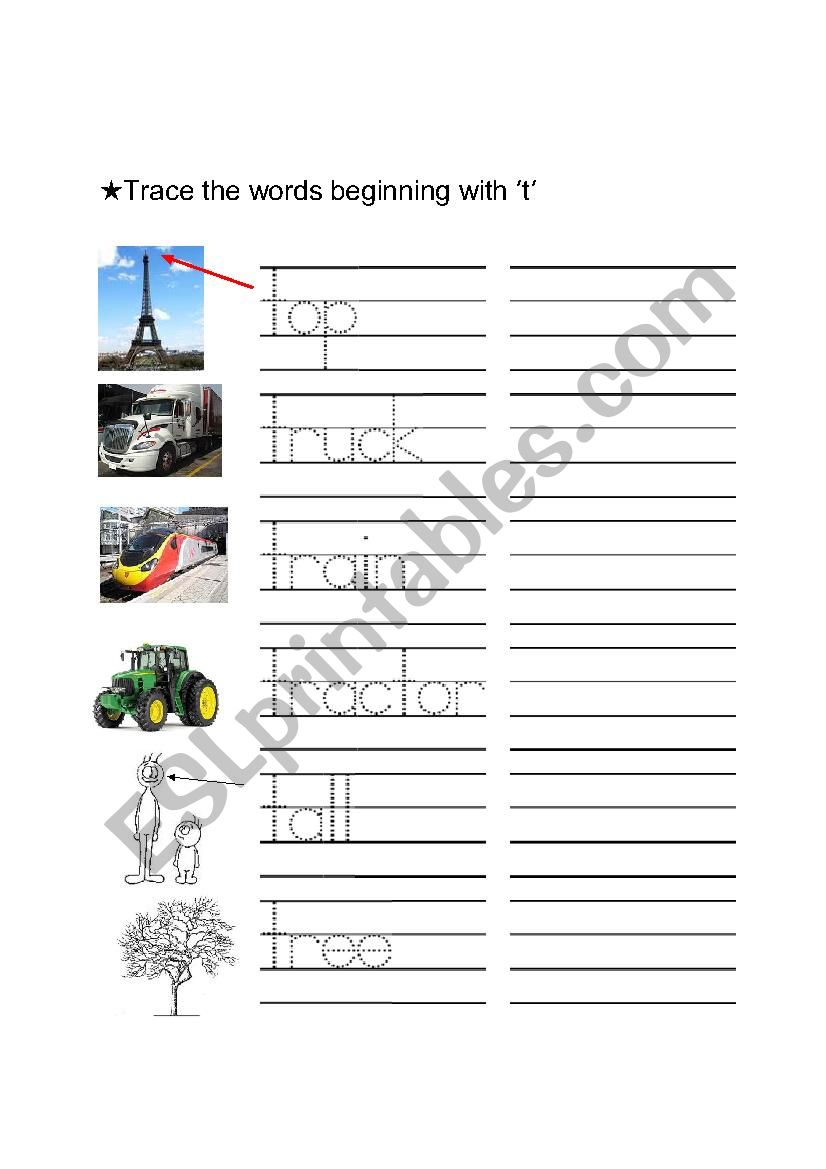 To the Top worksheet
