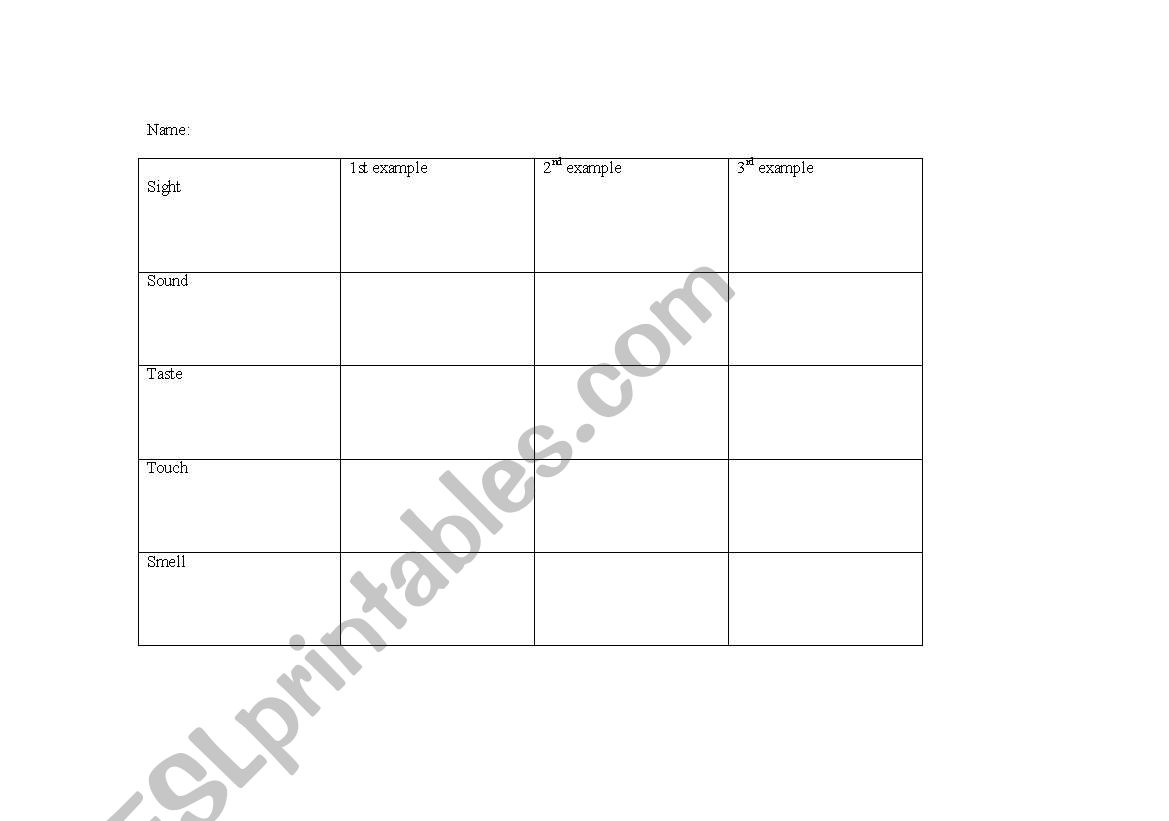 Poetry Image Chart worksheet