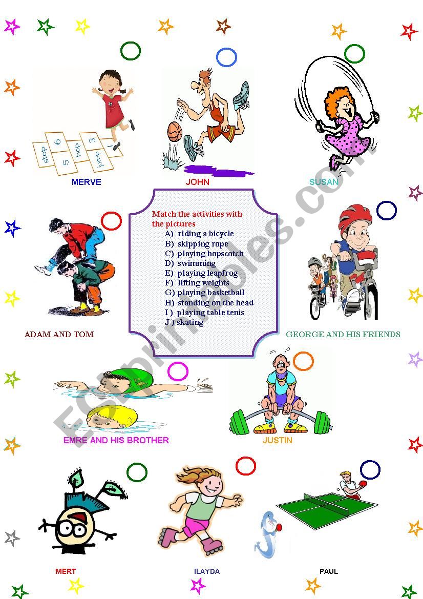 CAN / CAN´T EXERCISES - ESL worksheet by busraes