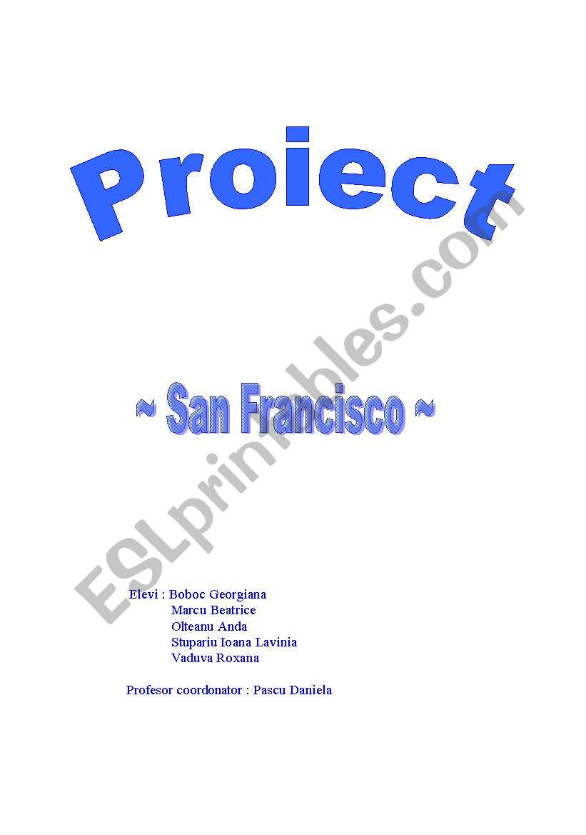 proiect worksheet