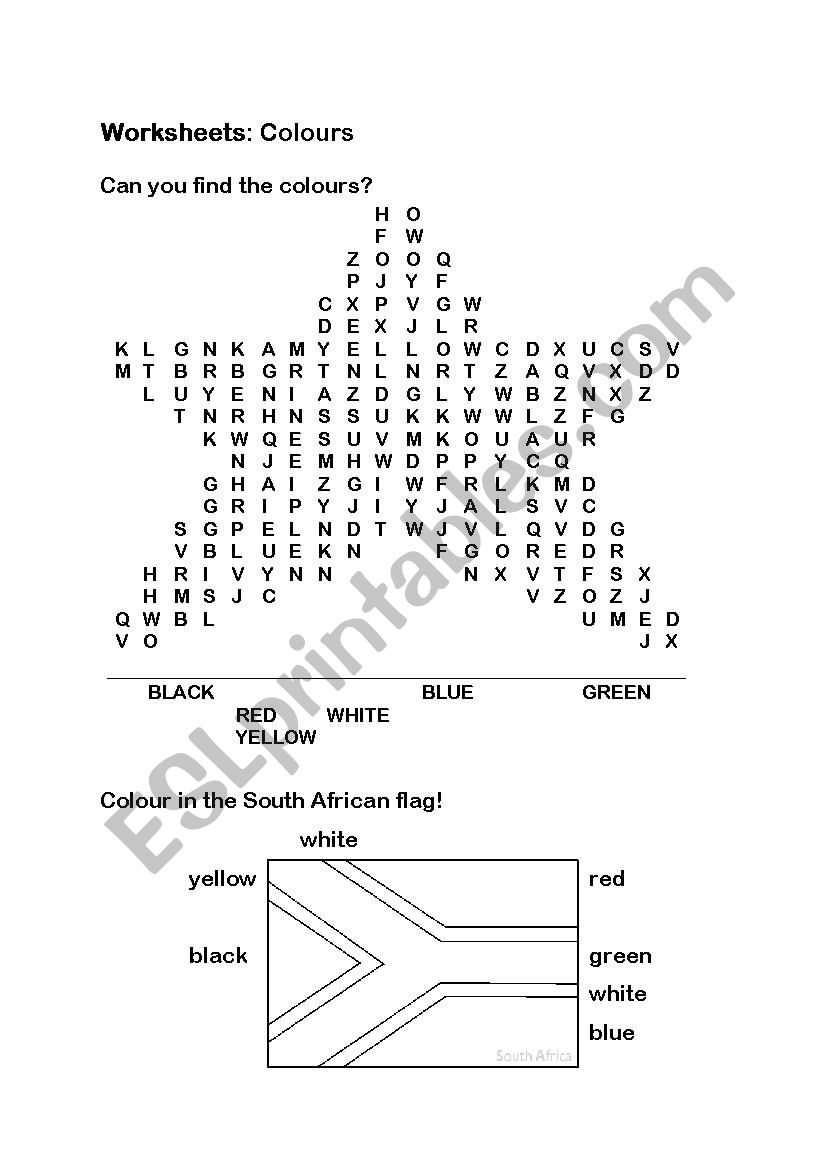 south-african-word-search-and-colour-the-flag-esl-worksheet-by-maverickrgr