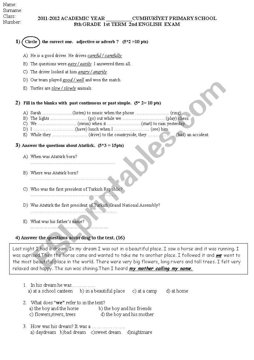 mixed worksheet worksheet