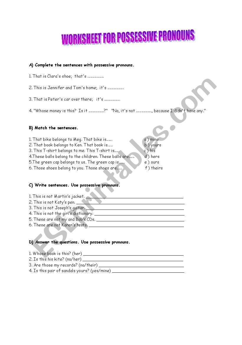 worksheet-for-teaching-possessive-pronouns-esl-worksheet-by-fammy6ers